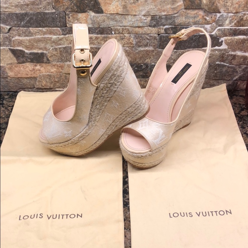 Louis Vuitton Espadrilles Wedges